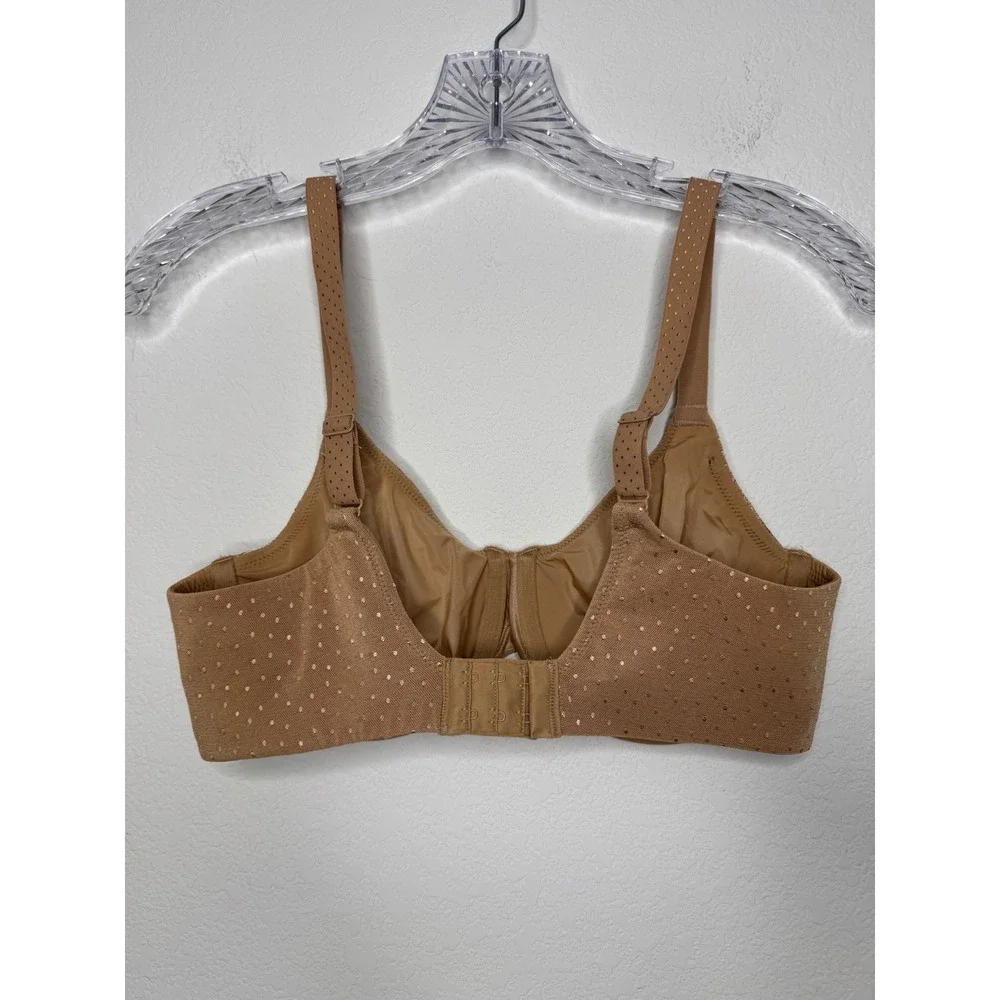 Wacoal Back Appeal Underwire Bra Size 34D‎ Tan Nude Praline 855303 Womens